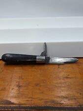Antique Naugatuck 2 Blade pocket Knife 1872-1888 Rare Ebony Handle USA Made picture