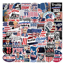 50pcs Donald Trump 2024 President Stickers Decals Car Luggage Bumper/Republican picture