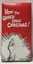 How The Grinch Stole Christmas 2 Pair w/Novelty Tray Crew Socks Bioworld-NEW Box picture