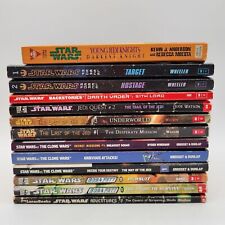 STAR WARS Huge Lot of 13 Chapter Books - Rebel Force Jedi Quest Clone Wars Boba picture