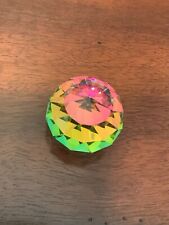 Fabulous Swarovski Crystal Paperweight Prism Orb Ball Rainbow Paperweight picture