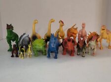 Lot Of 17 Plastic Dinosaurs Jurassic Prehistoric Mixed Sizes, Pre-owned  picture