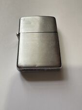 Vintage 1948 1949 Zippo Lighter 3 Barrel Hinge Nickel Chrome Working Condition picture