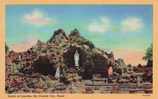 Grotto of Lourdes Linen postcard PC 1.23 picture