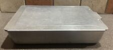 Vintage Mirro Aluminum Cake Baking Pan with Slide On Lid 13 x 9 x 2 5/8  picture