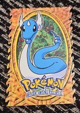 Dragonair Pokemon Movie 1999 Pokemon Topps #11 Die Cut Card - Blue Logo picture
