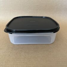 Tupperware Modular Mates #1 Square 5 Cup Container #1619 Black Seal New picture