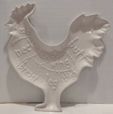 Rooster White Serving Plate/Decor Piece picture