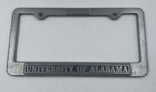 Vintage University of ALABAMA Pewter License Plate Frame ALUMNI picture