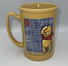 Vintage Disney Store Winnie the Pooh 3D Mug Yellow Cartoon VTG picture