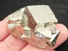 Nice and 100% Natural Pyrite Crystal CUBE Cluster From Peru 96.8gr picture