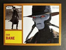 2024 Topps Throwback Thursday Star Wars TBT Cad Bane #57 Bronze Parallel /10 SSP picture