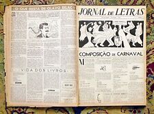 1950 12 Bound Issues RARE BRAZILIAN LITERARY NEWSPAPER “JORNAL DE LETRAS” #7-18 picture