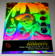 1996 SKYBOX BATMAN SILVER HOLO SERIES OVERPOWER HOLOGRAM JAMES GORDON CARD MINT picture