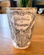 Antique Victoria Carlsbad 'SOUVENIR of PHILADELPHIA' Porcelain Tumbler picture