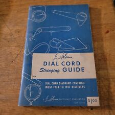 Sams Dial Cord Stringing Guide 1938-1947 Illustrated  1948 Receiver RCA  Philco picture