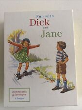 Vintage Fun with Dick and Jane Note Cards & Envelopes New Open Box picture