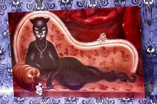 Panther Lady to WereCat Changing Portrait Haunted Mansion Lenticular Disneyland picture