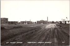 1940s WAHPETON, North Dakota RPPC Photo Postcard U.S. INDIAN SCHOOL Street View picture