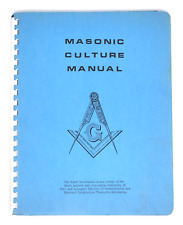 Vintage Masonic Lodge Temple Culture Manual Booklet 1974 Philadelphia  picture