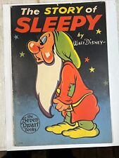 the story of sleepy #0 by walt disney the seven dwarfs book 1938 | Combined Ship picture