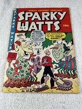 Sparky Watts #8 Publication Enterprises 1948 Golden Age Rare Read Description picture