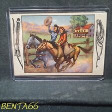 1953 Bowman Frontier Days 🔥 Card # 118 Cowgirl Race - B picture