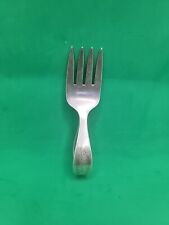 Tiffany & Co. Vintage Sterling Silver Curved Baby Feeding Fork Engraved picture