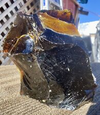 Raw Amber/Orange Obsidian  VERY RARE Large 10+lbs Natural Healing Honey picture