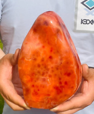 2100g Rare Natural Red agate Quartz Crystal Freeform Mineral Display Healing picture