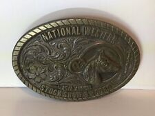 Vintage Western Buckle National Western Stock Show & Rodeo Denver 1991 #293/750 picture