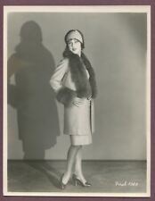 FAY WRAY Flapper Girl Business Suit LINEN MOUNTED 1920s Glamour Photo J833 picture
