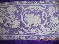 2.5 YDS Lovely Antique Vtg Very Wide Lace Victorian Edwardian Era Trim Edging picture
