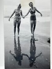 J8 1940's Beautiful Women Holding Hands Artistic Reflection Bikinis Gay Interest picture