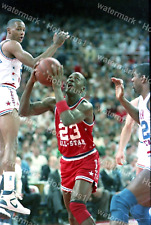 MICHAEL JORDAN MAGIC JOHNSON 1987 NBA All Star Game Original 35mm Color Negative picture