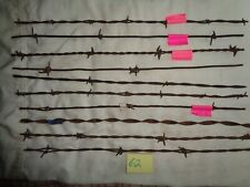 Antique Barbed Wire, 10 Different, GREAT for STARTER or ADDITION , Bdl #62 picture