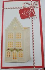 Lenox Illuminations Lit Canal House Window Garland Votive with Candle  - NEW  picture