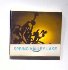 SPRING VALLEY LAKE COUNTRY CLUB - MATCHBOOK MATCHES picture