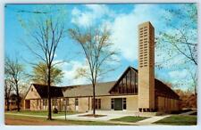 BERKLEY, MI Michigan~ Gethsemane LUTHERAN CHURCH  c1950s Oakland County Postcard picture