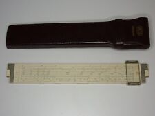 Frederick Post Co. Versalog Hemmi Bamboo Japan FE with Leather Case Slide Rule picture