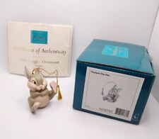 Vintage WDCC Thumper/Pan-Pan Belly Laugh Ornament Bambi COA & Box NEW picture