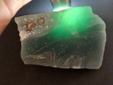 325g Genuine Guatemala Natural Green Jade Rough Raw Stone Slabs Polishing Gems picture
