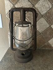 Vintage Dietz Monarch Lantern NY USA Clear Glass Globe Lantern Tubular Barn Lamp picture