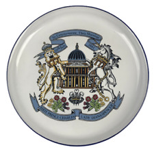 Vintage 1981 H.R.H. Prince Charles Lady Diana Spencer Porcelan Plate By Denby  picture