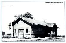 c1980 Cri&p Depot Royal Iowa IA Railroad Train Depot Station RPPC Photo Postcard picture