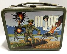 G.I. JOE Vintage 1967 Metal Lunch Box w/Thermos {No Top} King-Seeley Co. picture