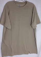 USGI ADS FLAME RESISTANT SHORT SLEEVE T-SHIRT, TAN, LARGE, 8415-01-588-0772, NEW picture