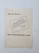 1OO% ORIGINAL WW2 Farming Newsletter picture