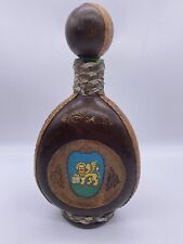 vintage leather wrapped decanter - I picture