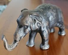 1905 Advertising CRANE CO. Cast Iron ELEPHANT Paperweight 1855-1905 EUC picture